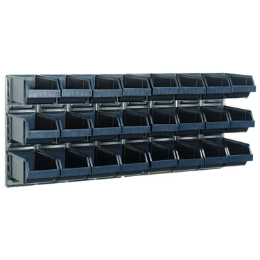 Raaco Wandpaneel x2 mit 24 Sichtboxen 181228
